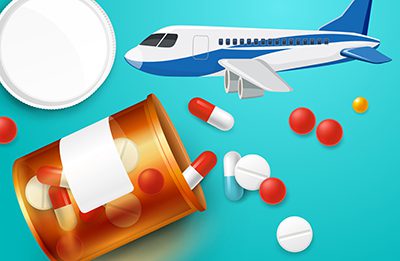 Como levar remédios em viagem internacional