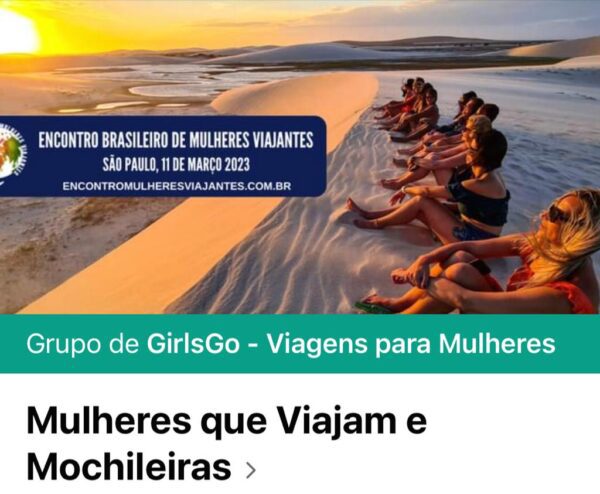 Mulheres que Viajam e Mochileiras - Grupos para viajar sozinha no Facebook