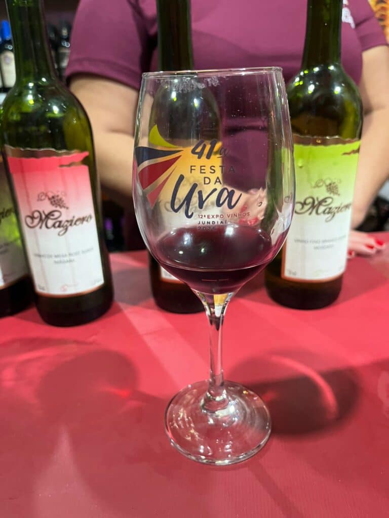 Degustação de Vinhos na Festa da Uva de Jundiaí 2026