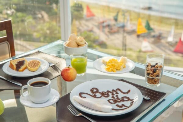 Café da manhã do Hotel Brisa Suítes Maceió