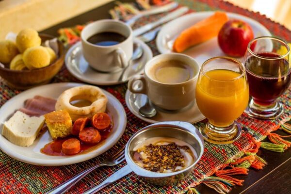 Café da manhã da Pousada Opicodocipo