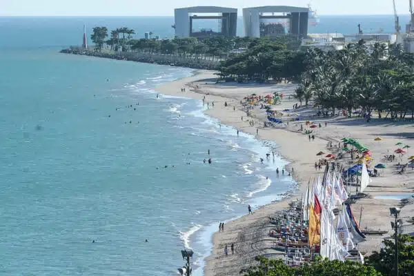 Praia de Pajuçara em Maceió