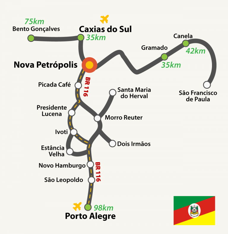 Serra Gaúcha Mapa