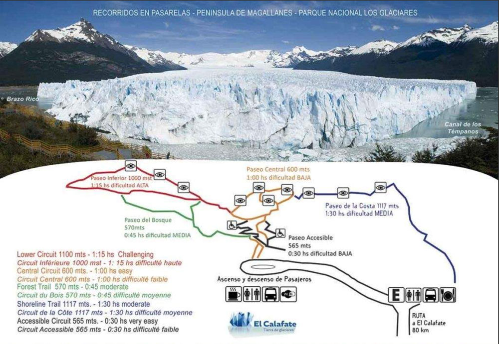 Perito Moreno Mapa