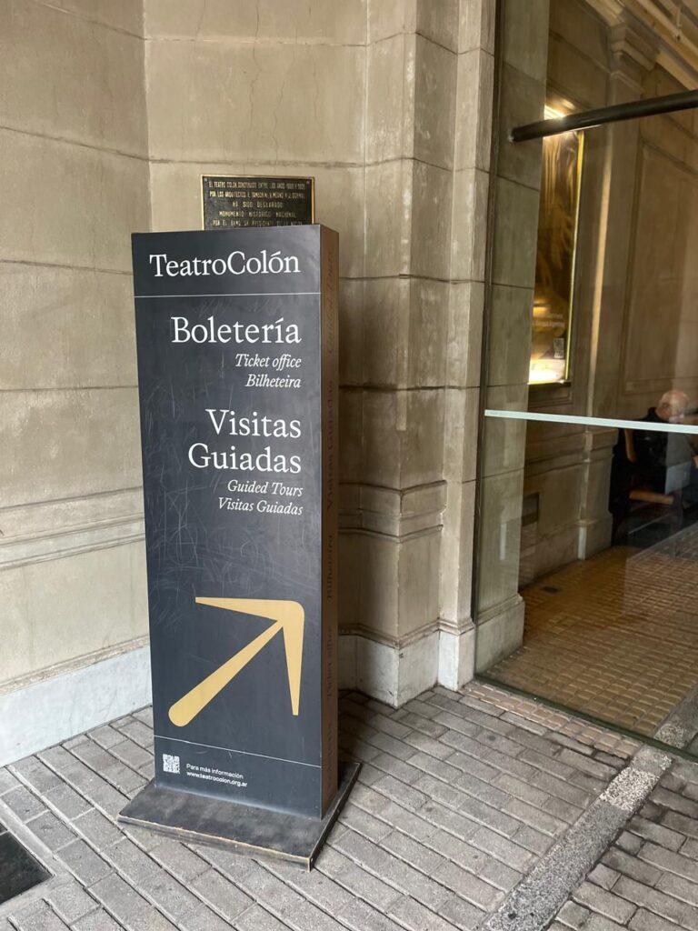 Visita guiada ao Teatro Colón